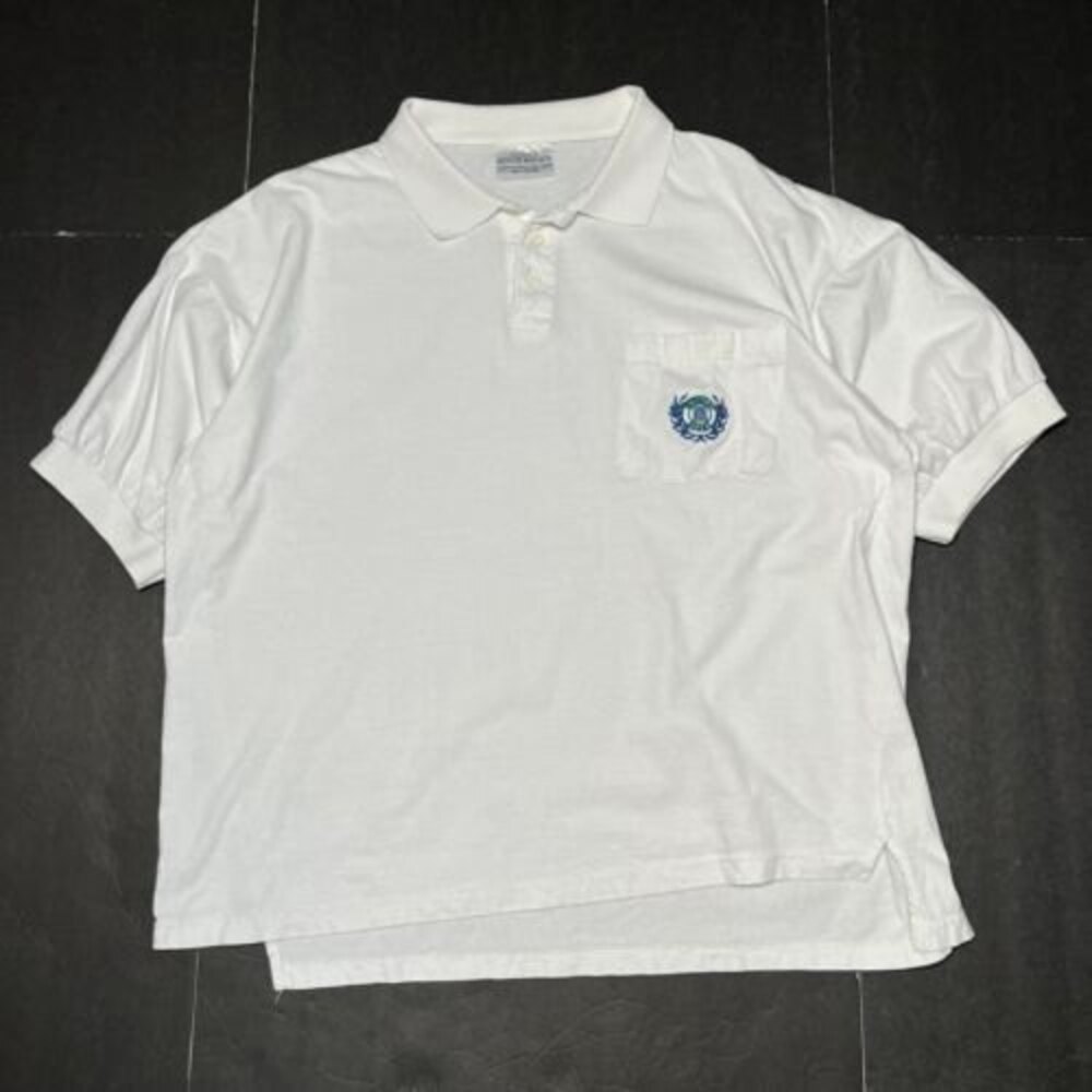Vintage Givenchy Activewear Mens Polo Shirt Size L White